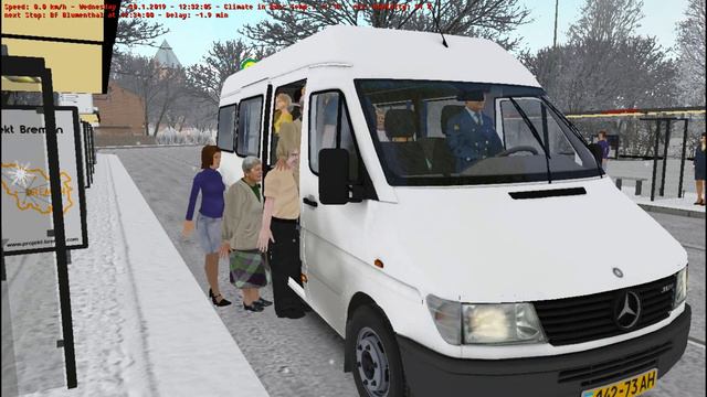 Mercedes-benz sprinter 312 d в Omsi 2!!! смотреть онлайн