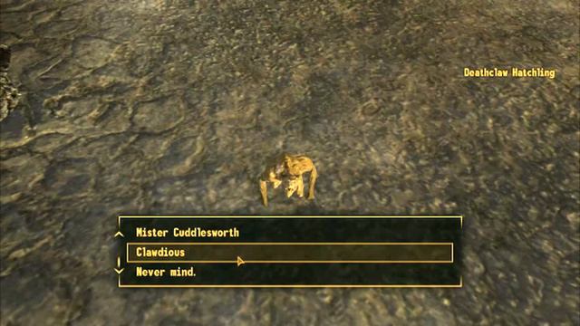 FONV Mods: Baby Deathclaw Commander for New Vegas смотреть онлайн
