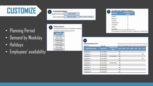 Team Vacation Planner Excel Template - Features & Benefits смотреть онлайн