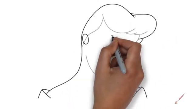 Как нарисовать Золушку; how to draw Cinderella смотреть онлайн