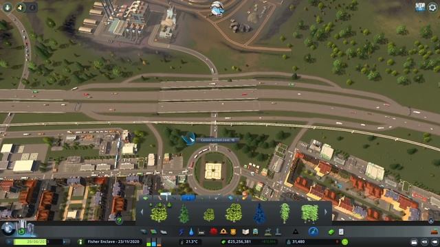 Advanced Guide to Highway Exits and Interchanges in Cities: Skylines | Fisher Enclave City Ep 10 смотреть онлайн