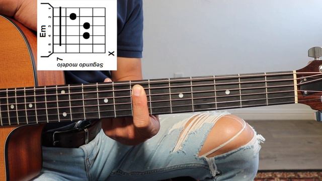 Como tocar mi menor con guitarra # 10 { serie de 40 acordes } смотреть онлайн
