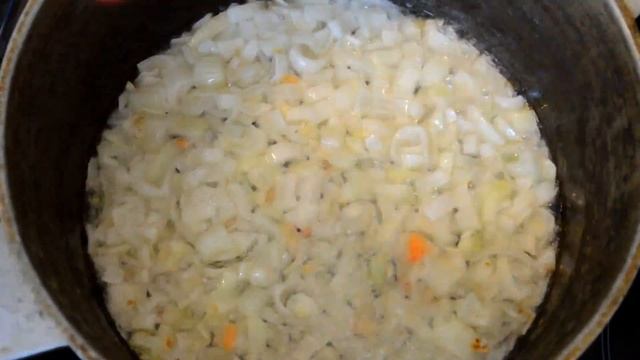 ТУШЕНАЯ КАПУСТА. Капуста в казане с мясом. Рецепт тушеной капусты. смотреть онлайн