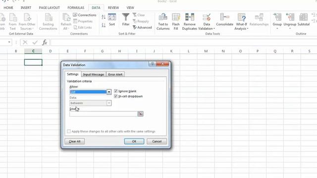 MS Excel: Create a list pre defined values for a cell смотреть онлайн