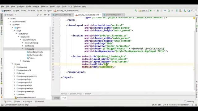 6 Basic steps: Android LiveData Tutorial in Kotlin смотреть онлайн