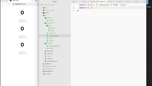 10 React Redux create counter смотреть онлайн