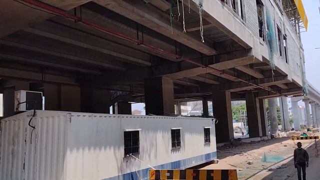 Yellow Line Metro Station construction progress, Namma Metro смотреть онлайн