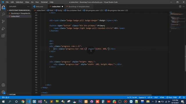Part 2: Learning Bootstrap from w3schools.com | for complete video goto my playlist(1) смотреть онлайн