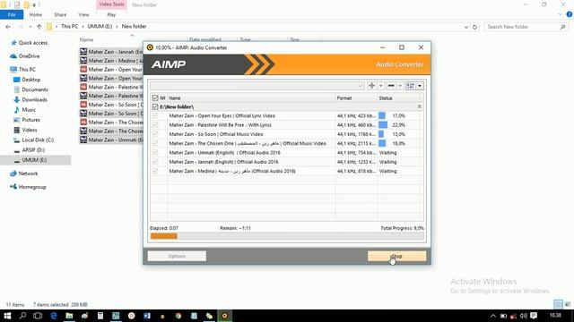 Easy Convert Video To Mp3 With AIMP Music Player