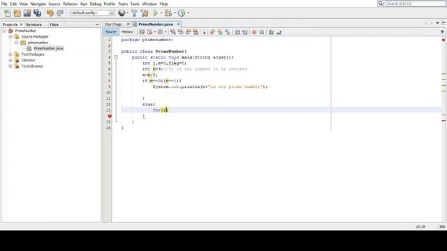 Write a Program in Java to find a number is Prime or not. смотреть онлайн