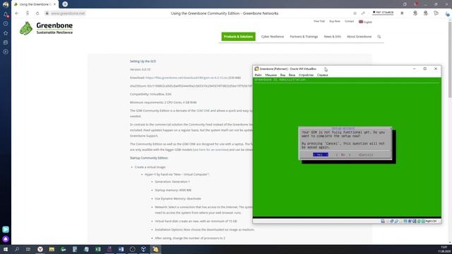 Установка Greenbone Vulnerability Manager смотреть онлайн