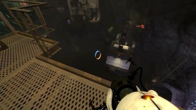Portal 2 Community SP maps w/Nick #02 - Falling with style - CUBE SLIDING смотреть онлайн