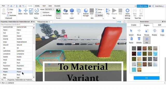 How To Remove Or Change Terrain Texture And Decal Color In [Roblox Studio 2022] смотреть онлайн