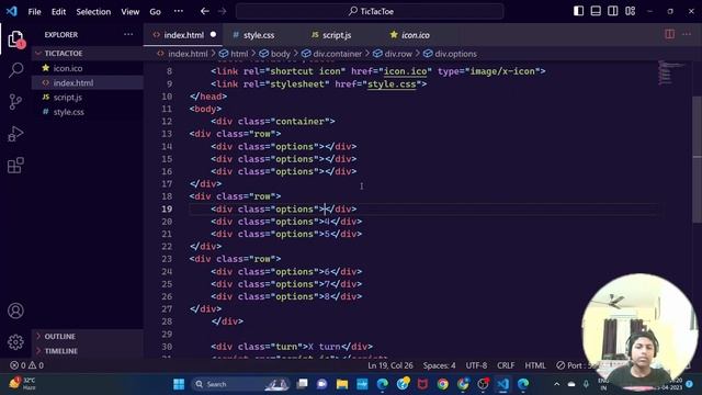 How To Make TicTacToe in HTML, CSS And JS смотреть онлайн