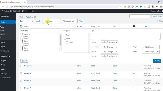 Part #8 | Bulk Edit Post In WordPress | Editing All Post In WordPress | Bulk Edit WordPress | Hindi смотреть онлайн
