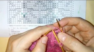 Вяжем Палантин. Нежная роза (основной узор) часть 1