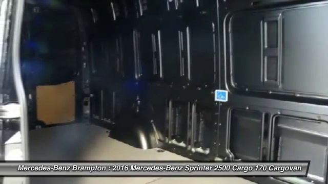2016 Mercedes-Benz Sprinter 2500 Cargo 170 Brampton ON 16SP210 смотреть онлайн