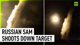 Panstir-S1 Missile System Strikes Enemy Targets Shielding Russian Troops