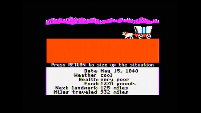 Game 0001 - The Oregon Trail (1985) - 2 Player Start смотреть онлайн