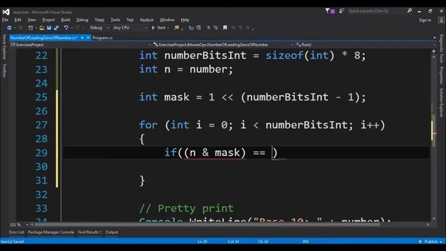 bitwise op leading zeros in c# смотреть онлайн