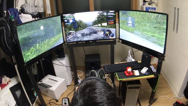 InitialD 8 Inifinity Triple Monitor Test Rear Camera Side смотреть онлайн