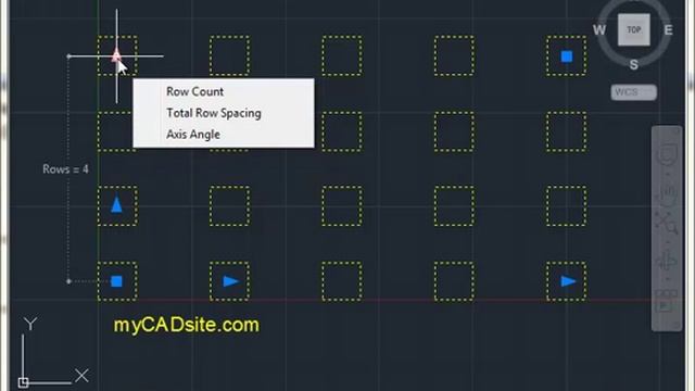 What's New & improved? ARRAY command in AutoCAD 2012 - from myCADsite.com смотреть онлайн