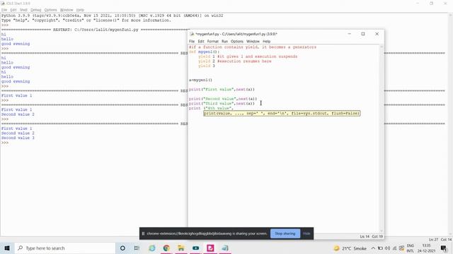 Generators in Python | Python interview questions | Live demo смотреть онлайн