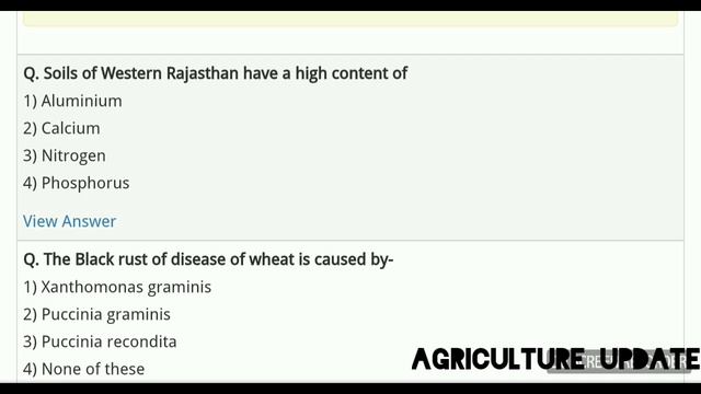 Quiz 3 imp. Agri. Question for ICAR,BHU,JRF,SRF,ARS,NET,AAO,AO,ARO,AARO,IBPS AFO, Ag.SUPERVISOR смотреть онлайн