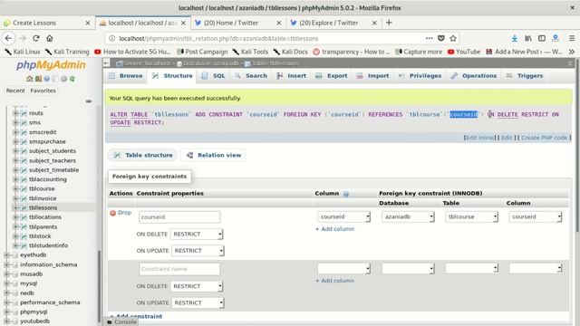 How to add a foreign key in mysql using phpmyadmin смотреть онлайн
