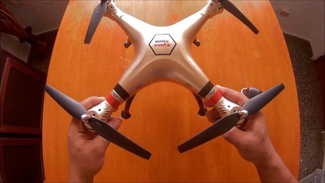 SYMA X8HW , Con cámara deportiva sjcam , instalación y vuelo смотреть онлайн