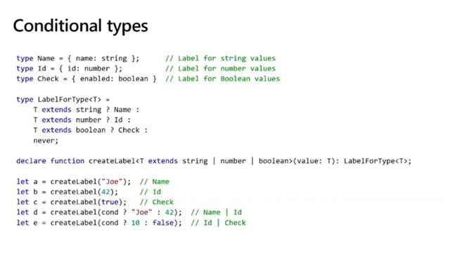 Anders Hejlsberg on Typescript Conditional Types смотреть онлайн