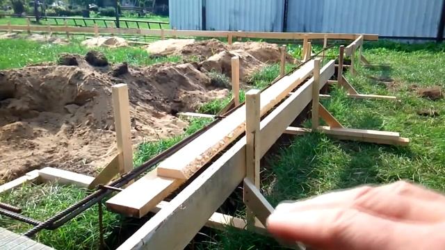 Строительство ленточного фундамента под гараж смотреть онлайн