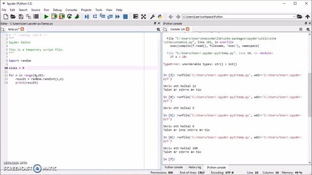 Programmera matematik med Python Lektion 4 смотреть онлайн