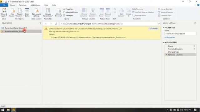 Power Bi - Fix DataSource.Error In Mircosoft Power BI |Connecting And Shaping Data In Power BI смотреть онлайн