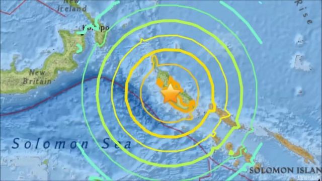 M 8.0 EARTHQUAKE - BOUGAINVILLE REGION, P.N.G. - Jan 22, 2017 смотреть онлайн