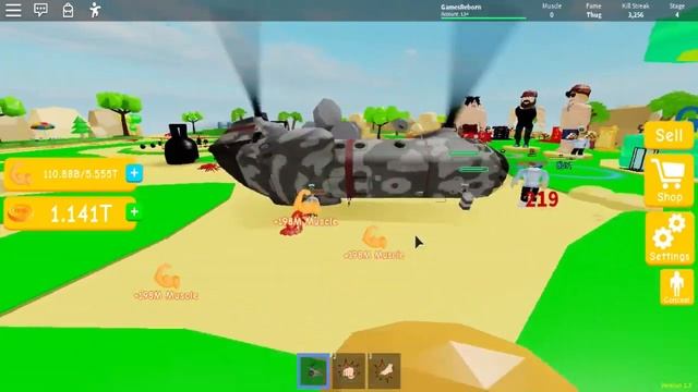 Super Power Training Simulator Owners Made This New Game... - Lifting Simulator (ROBLOX) смотреть онлайн