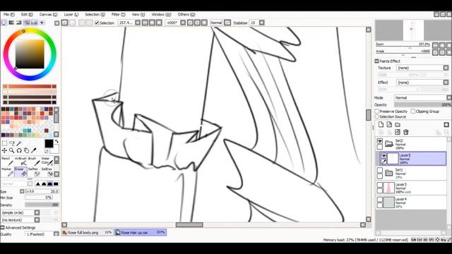 Manga/Anime Sai Speedpaint: Rose with her Hair up смотреть онлайн