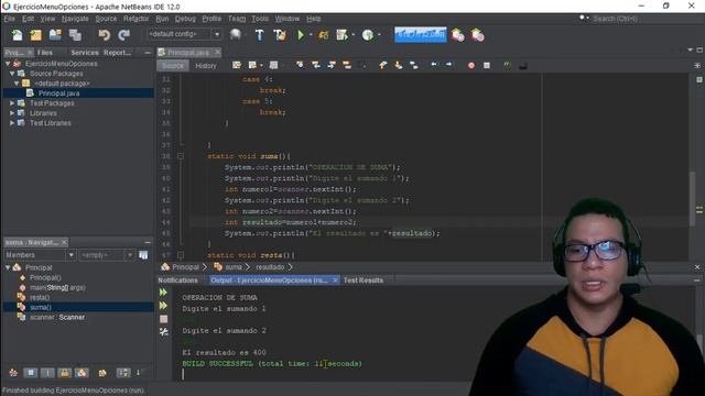 JAVA - Solución de ejercicios - Menú de Opciones смотреть онлайн