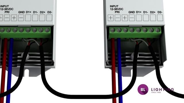 BL controlTASK DMX Wiring смотреть онлайн