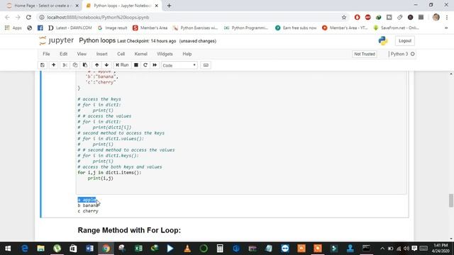 26 Python For loop with examples using jupyter notebook by Atif Masih смотреть онлайн
