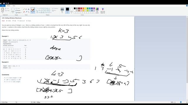 LeetCode 239. Sliding Window Maximum - Python смотреть онлайн