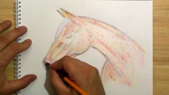 КАК НАРИСОВАТЬ КОНЯ (ЛОШАДЬ). How to draw a horse. смотреть онлайн