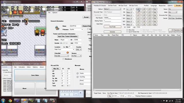 Pokemon Emulator RNG Abuse Lua Script (Kanto Starters) смотреть онлайн