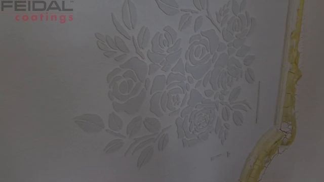 Работа с трафаретами по декоративной штукатурке, просто и быстро, своими руками! смотреть онлайн