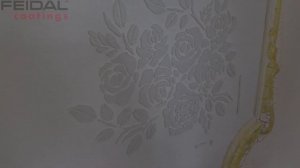 Работа с трафаретами по декоративной штукатурке, просто и быстро, своими руками!