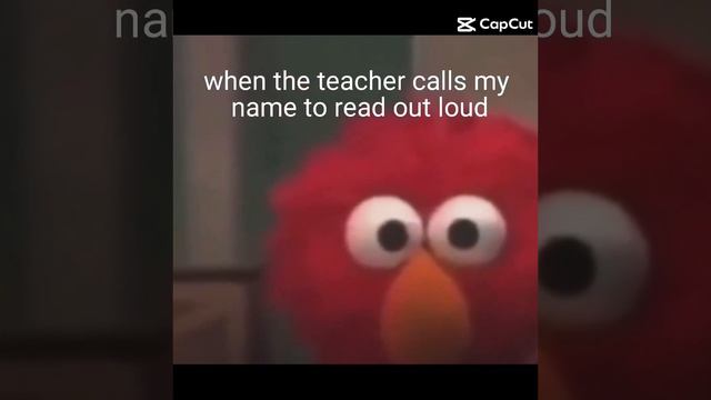 When The Teacher Calls My Name To Read/scary#uh Oh
