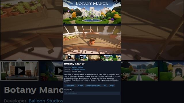 Botany Manor New or Trending Game смотреть онлайн