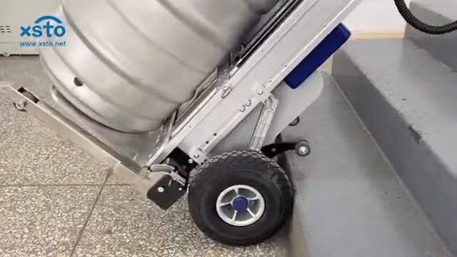 Тележка аккумуляторная для подъёма груза по ступенькам. смотреть онлайн