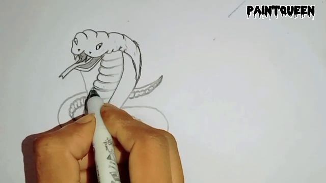 Snake drawing||Snake drawing realistic||Snake drawing banane ka tarika смотреть онлайн