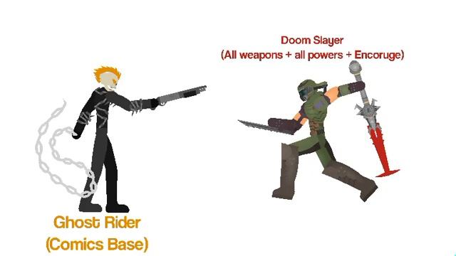 Who will win (Ghost Rider or Doom Slayer) смотреть онлайн